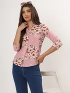 Rayon Printed Shirt for Women 