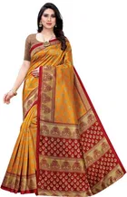 Yashika Designer Women Saree Art Silk With Unstitched Blouse 