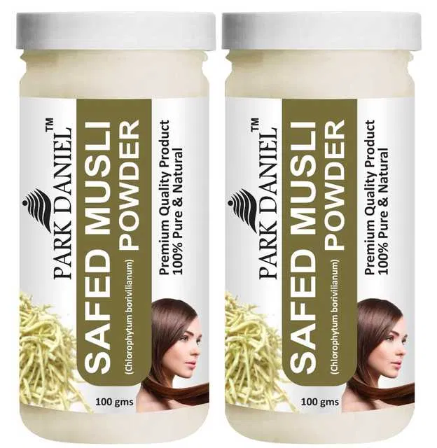 Park Daniel Premium Safed Musli Powder (Pack Of 2, 100 g) (SE-1237)
