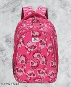 Cotton Blend Backpack for Men & Women, Pink
