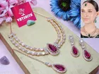 Rose Gold Enchanting Necklace Set for Women 