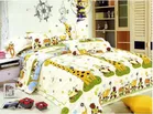 Glace Cotton Printed Double Bedsheet with 2 Pillow Covers 