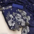 Punjabi/All Over Suits Embroidered Floral Semi-Stitched Suits 