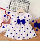 Cotton Blend Frock for Girls 