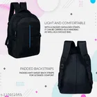 Rubber Backpack for Men & Women, Black