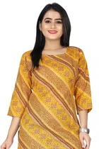 A-Line Crepe Kurti for Women 