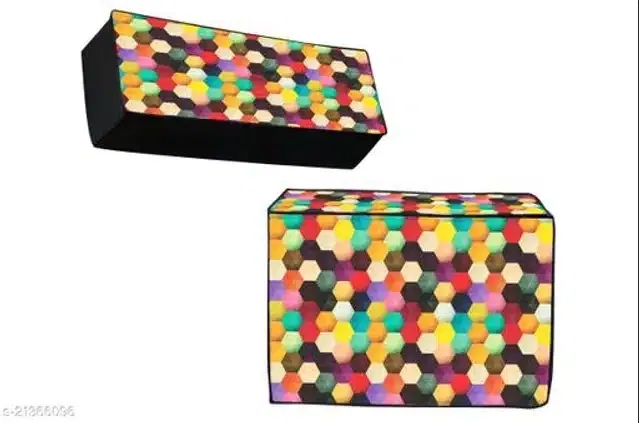 Split 1.5 Ton AC Cover for Indoor & Outdoor Unit (Multicolor, Set of 1)