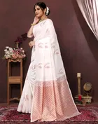 Banarasi Silk Zari Woven Saree for Women 