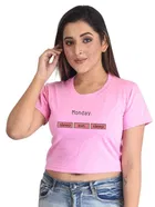 Cotton Blend Printed Tops for Women 