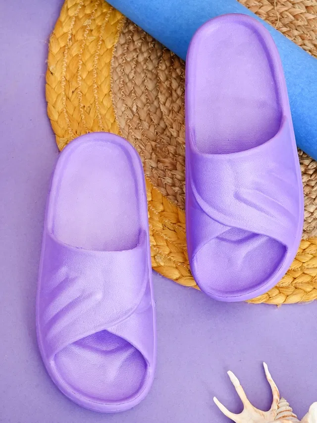 Sliders for Women (Purple, 7)