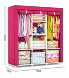 8 Layer Metal Multipurpose Wardrobe Organiser with Pink zip cover [DIY] Do-It-Yourself