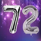 Foil Balloon for Birthday Celebration, No. 72 