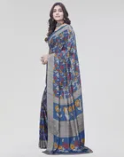 Chiffon Printed Saree for Women 
