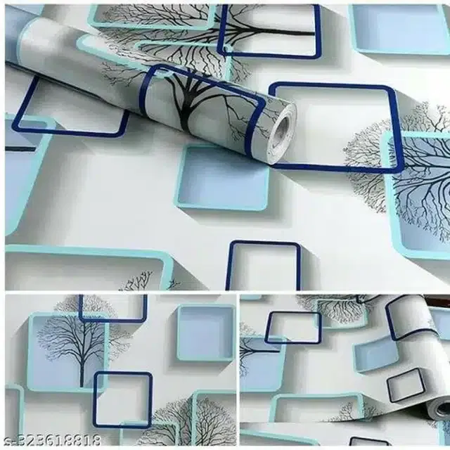 Vinyl Wallpaper for Home (Multicolor, 45x500 cm)