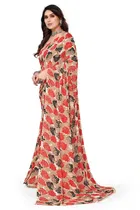 Georgette Printed Saree for Women 