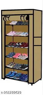 Metal 6 Layers Collapsible Shoe Racks 