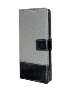Artificial Leather Flip Cover For Vivo Y17S (Grey)