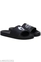 Sliders for Men, White & Black 