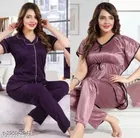 Satin Nightsuit for Women 