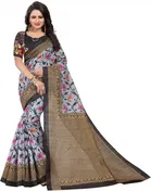 Mysore Silk Printed Saree for Women 