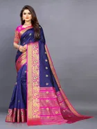 Women's Saree with Unstitched Blouse 