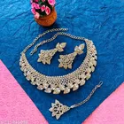 White Diamond Rose Gold Jewellery Set for Women 