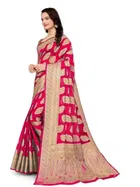 Organza Zari Woven Saree for Women 