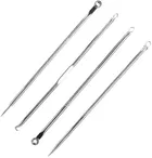 4-Piece Blackhead & Acne Removal Needle Kit For Blemish, Pimple, and Pore Cleaning