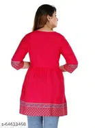 Rayon Embroidered Kurti for Women 