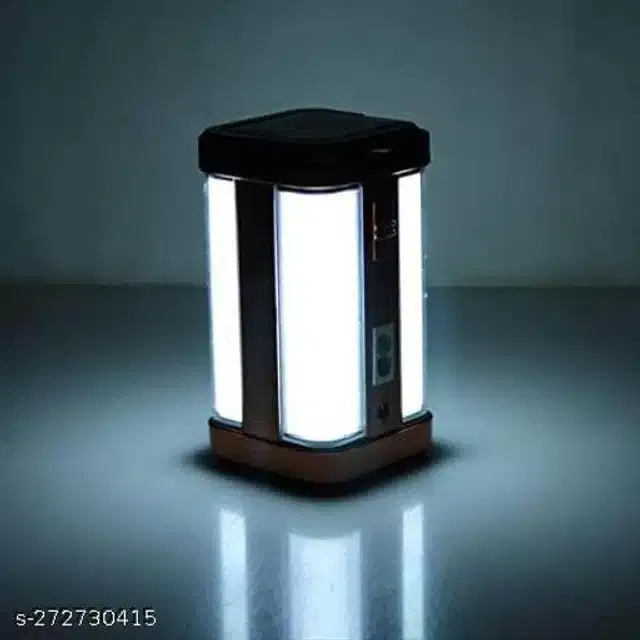 Solar & Electric Rechargeable Emergency Light (White)