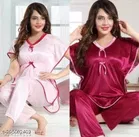Satin Nightsuit for Women 