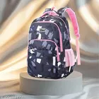 Polyester Backpack Bag, Black