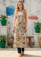 Kalamkari Print Rayon Kurti for Women 