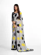 Georgette Printed Saree for Women 