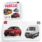 My First Tiny Board Book Vehicles for Kids Toddlers Babies Early Learning Transport Picture Book Sturdy Board Pages Educational Preschool Vocabulary Builder Perfect Birthday Gift Homeschooling Nursery Kindergarten