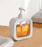 Plastic Refillable Liquid Soap Dispenser for Bathroom 