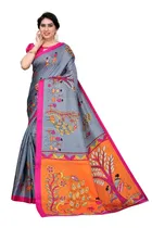 Saree with Unstitched Blouse for Women 