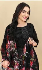 Striped Unstitched Suit for Women 