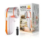 Nova Plastic Electric Lint Remover (White & Orange)