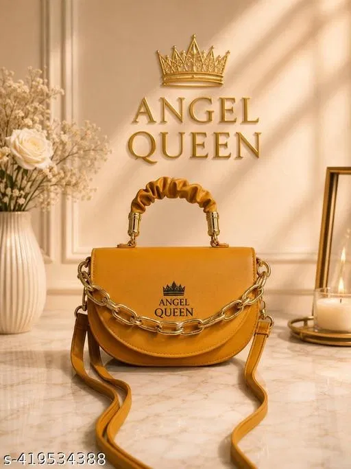 Stylish Sling Bag for Women (Yellow)