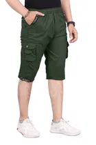 Cotton Solid Capri for Men 