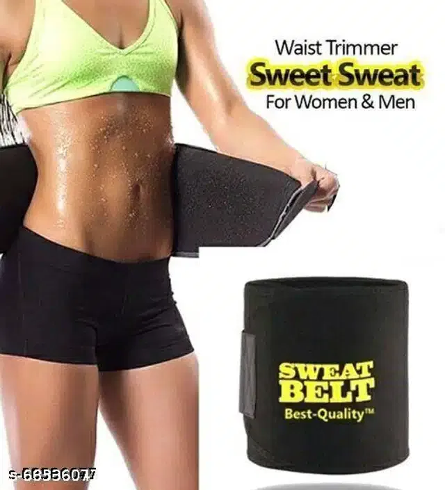 Sweat Belt for Unisex (Black, 42)