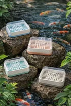 Assorted Decorative Soap Case dishes with lids