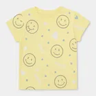 Round Neck Printed T-Shirt for Girls 