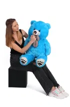 Teddy Bear for Girls (Blue, 3 feet)