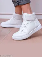 Shoetopia Solid Synthetic Sneakers for Girls 