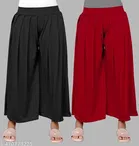 Palazzos for Women, Pack of 2 