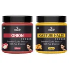 Natural Onion & Kasturi Haldi Powder for Skin & Hair 