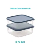 ALL TIME 2 Pcs Polka Container 