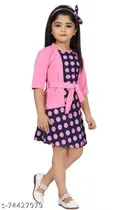 Crepe Frock for Girls 